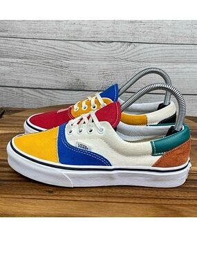 Vans Era Patchwork Multicolor Lace Up Sneaker Women’s Shoe Size 6